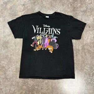 Vintage Disney Villains Graphic Tee Size L
